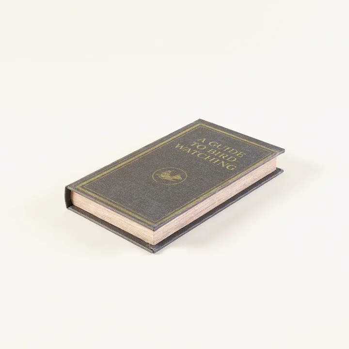 Linen Book Storage Box A Guide To Bird Watching
