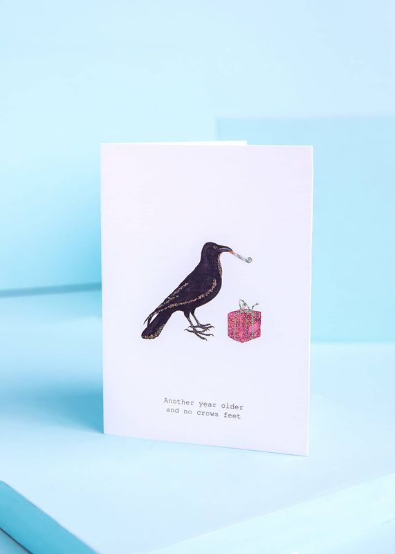 Card Crows Feet