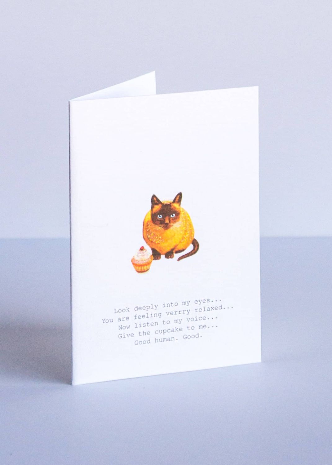 Card Hypnotic Cat