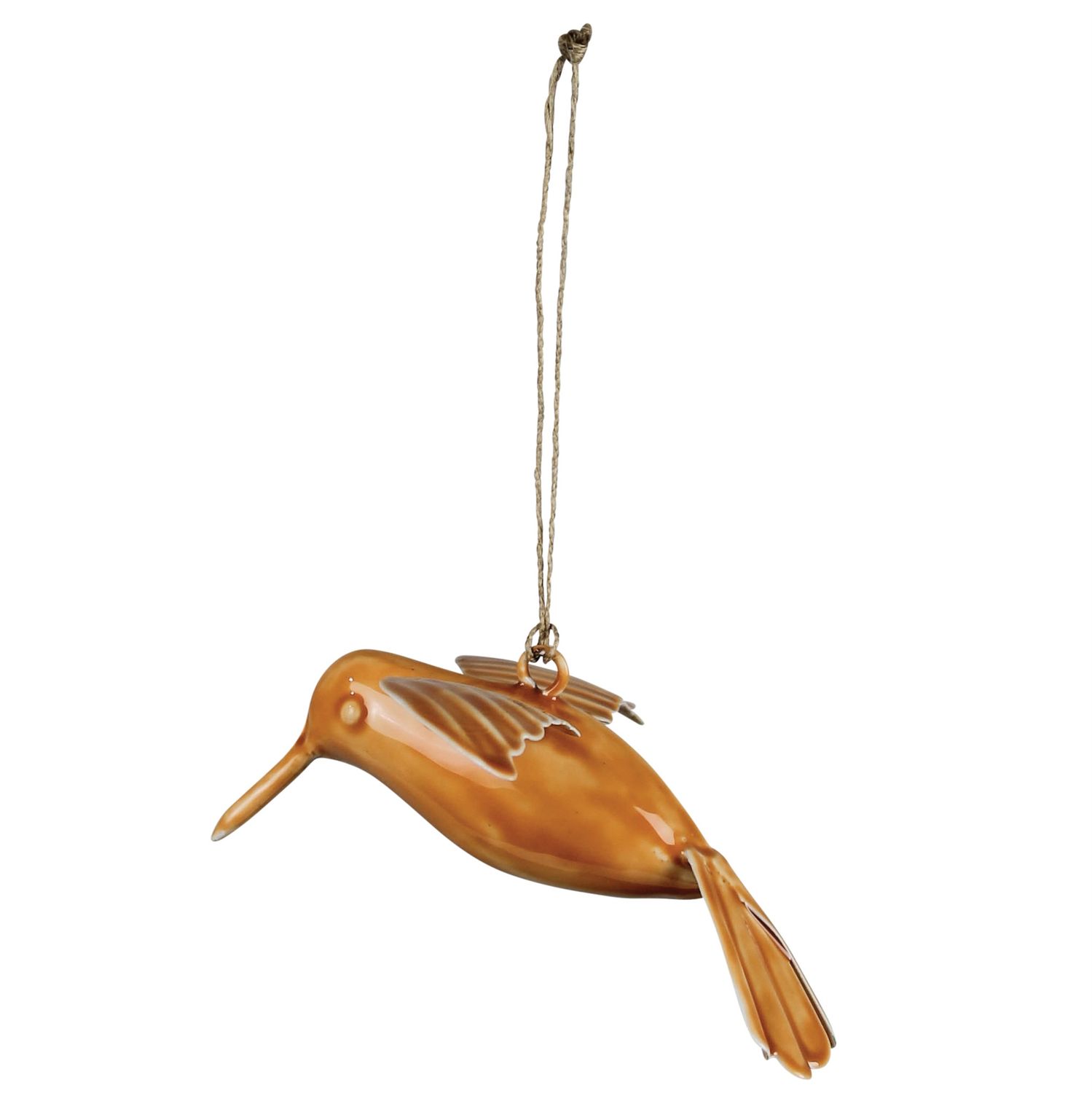 Enamel Hummingbird Orange
