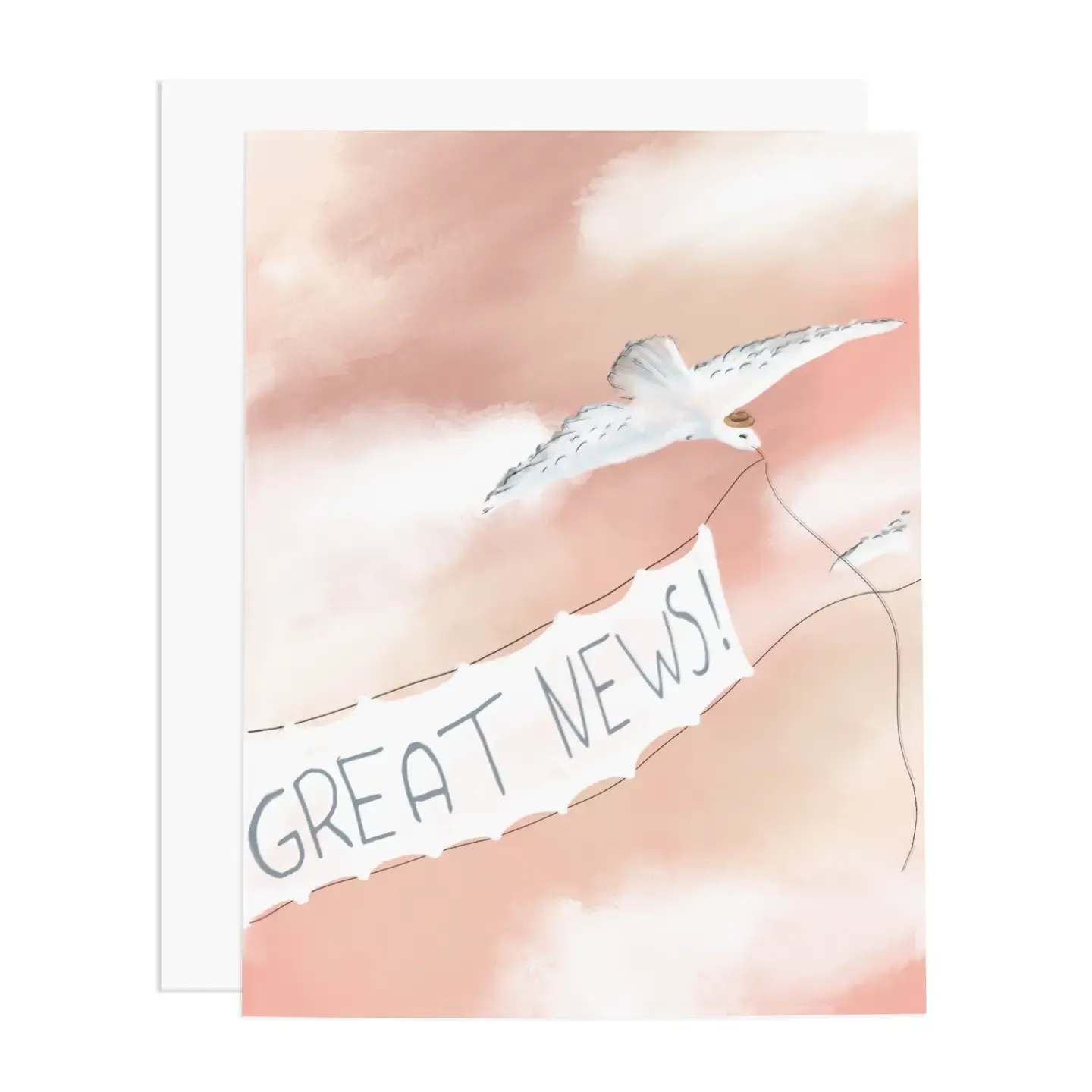 Card Great News Seagull