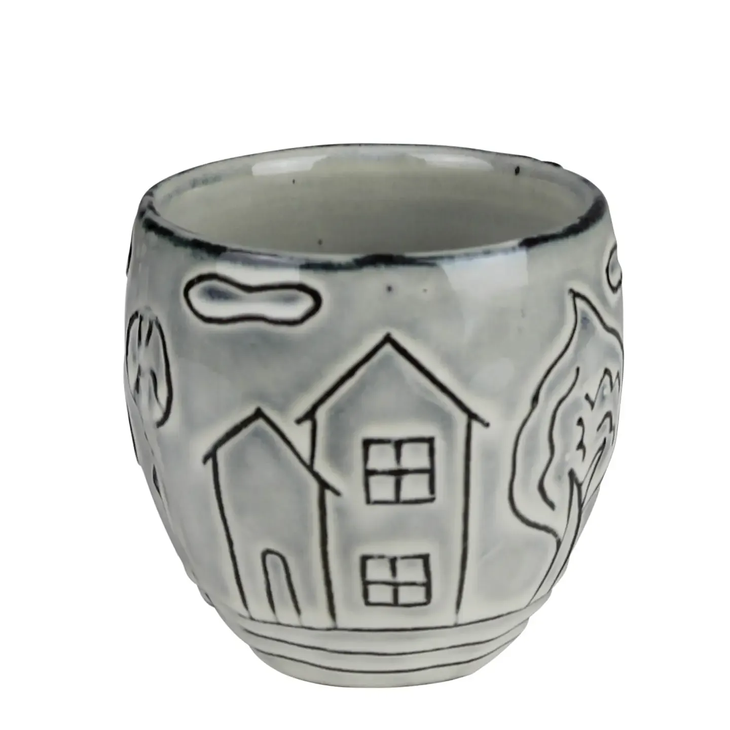 Ceramic House Planter Small