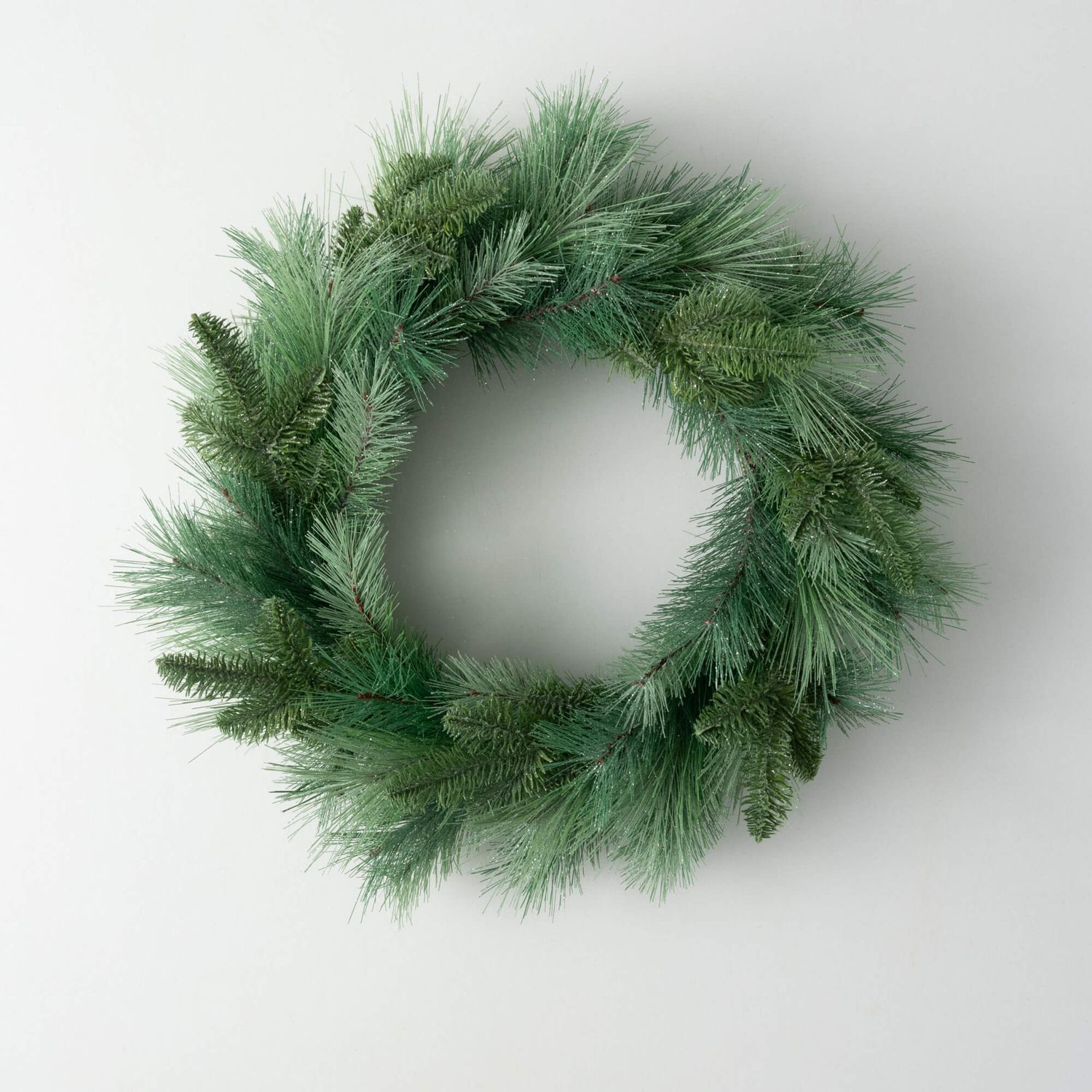 Frosted Pine Wreath 24&quot; L x 7&quot; W x 24&quot; H