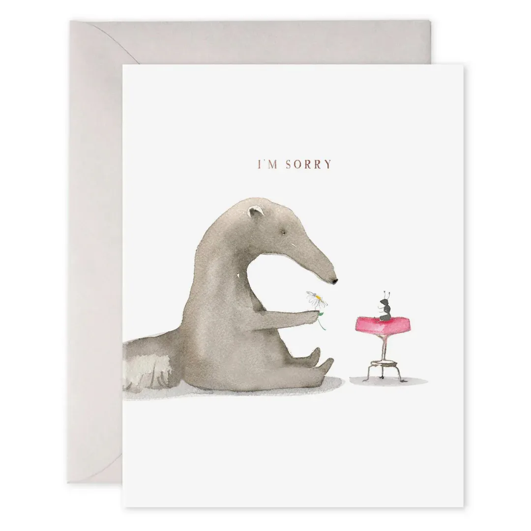 Card Anteater I&#39;m Sorry
