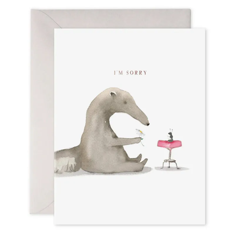 Card Anteater I'm Sorry