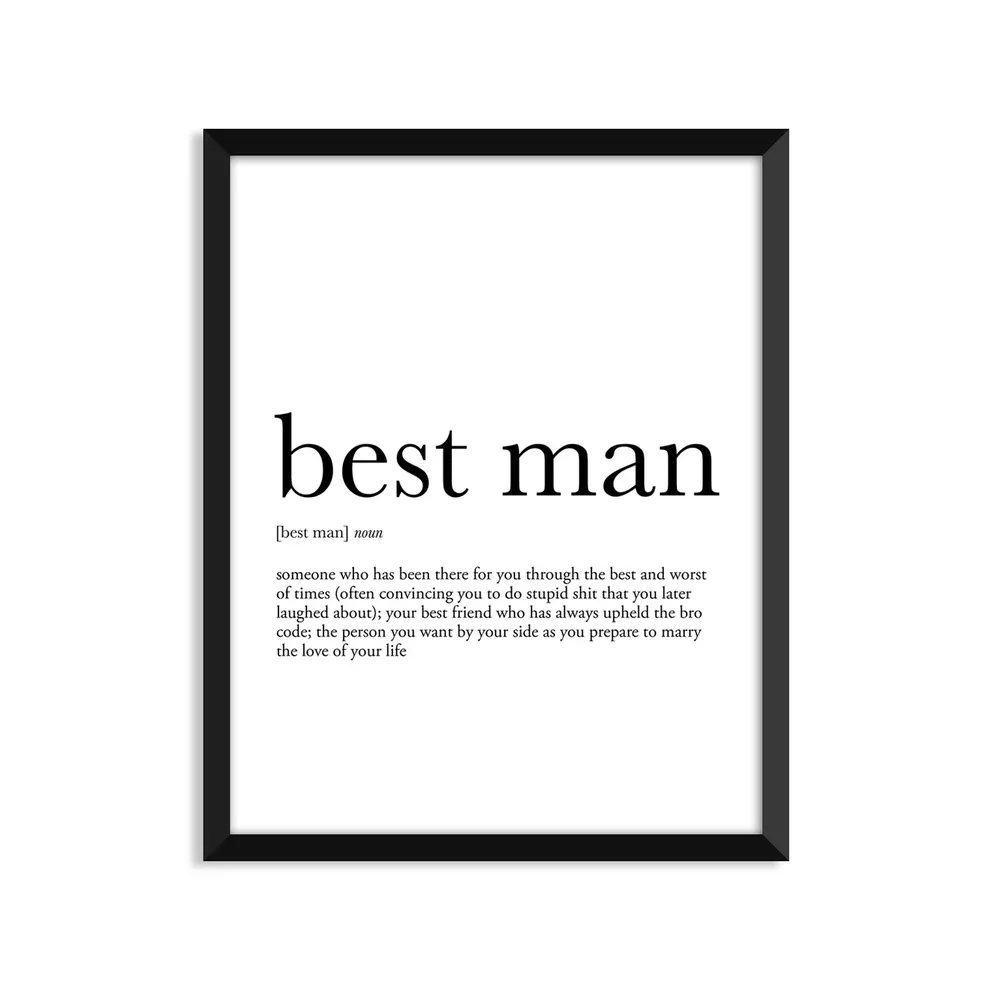 Card Best Man Definition