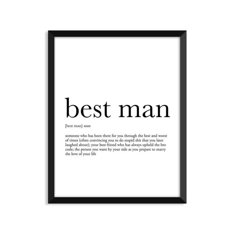 Card Best Man Definition