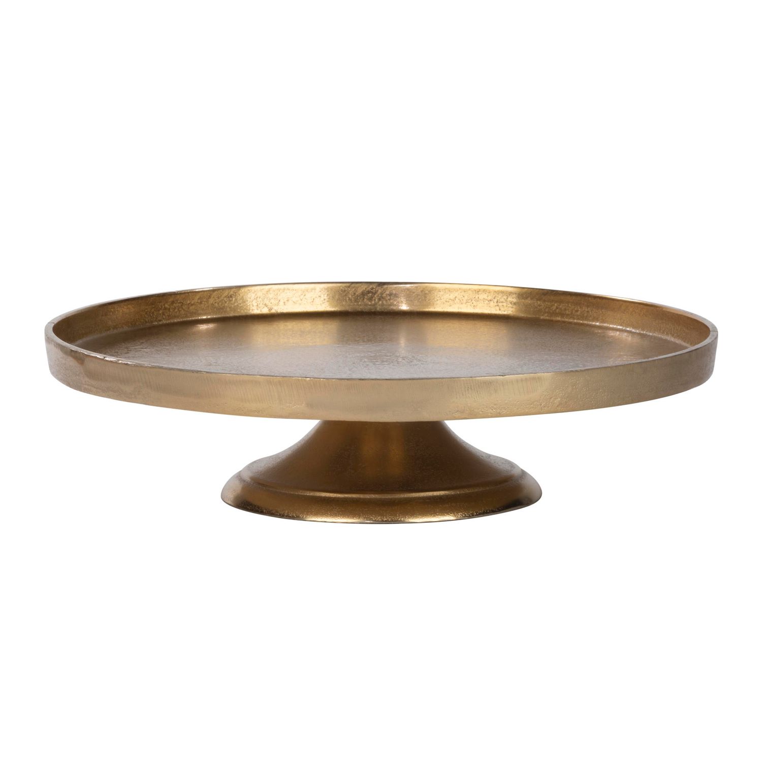 Gold Round Pedestal Stand 17&quot;