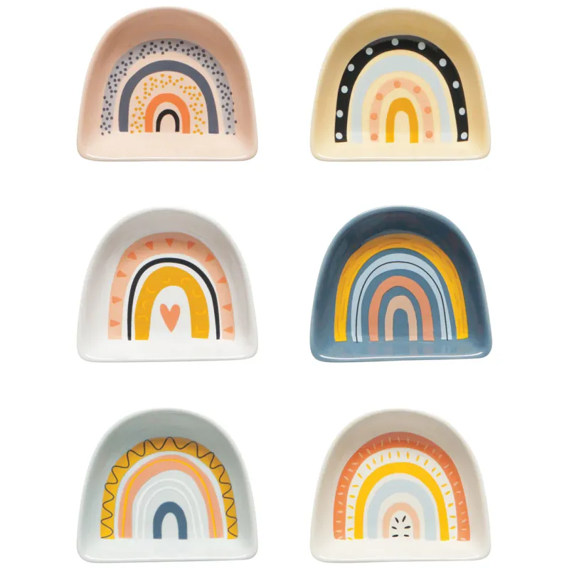 Pinch Bowl Rainbow Dark Blue