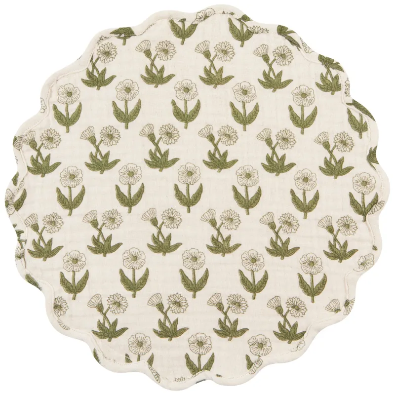 Placemat Double Weave In Bloom