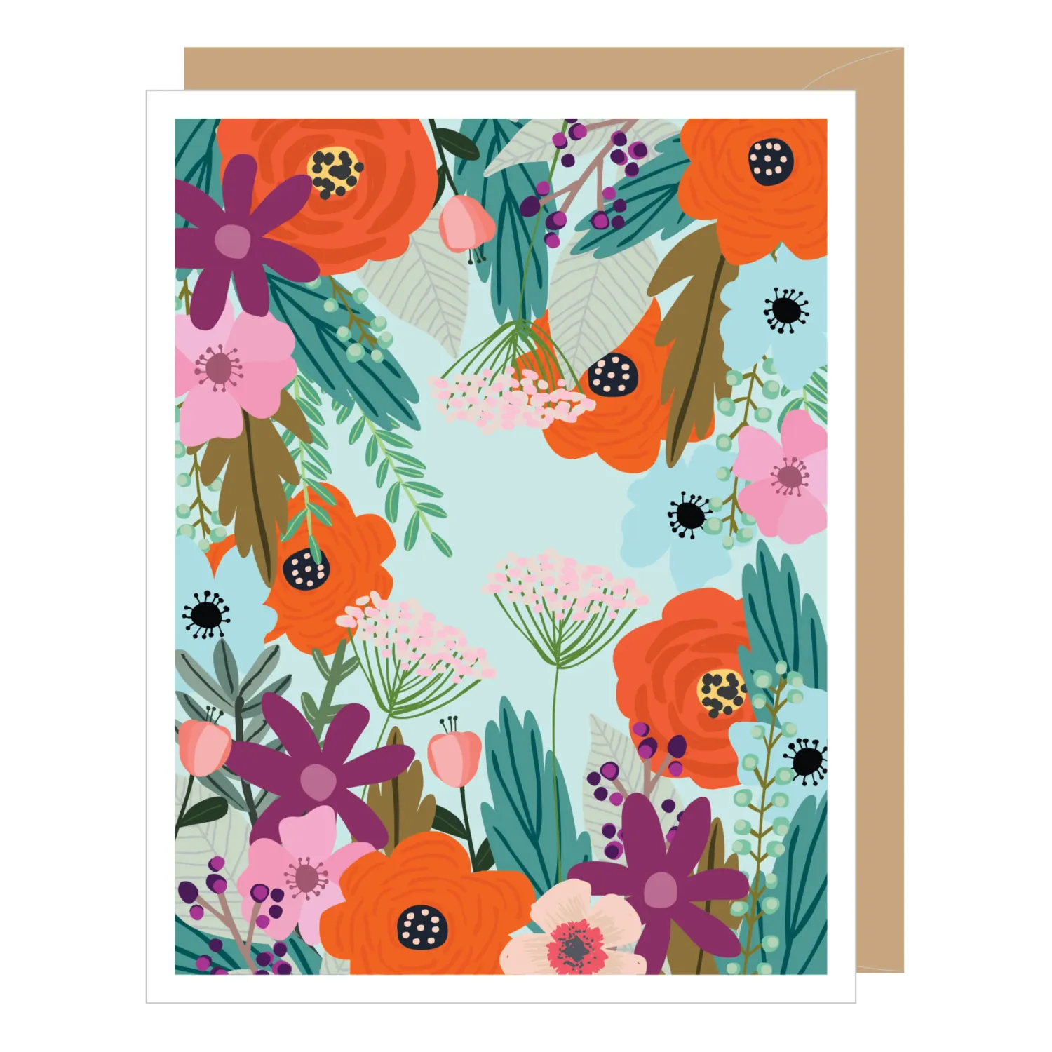 Card Blank Floral