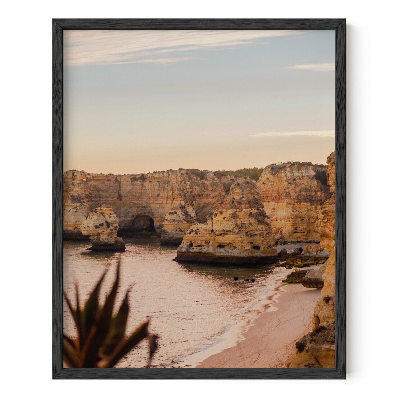 Black Oak Wood Frame With Plexiglass Cover 8&quot;x10&quot;
