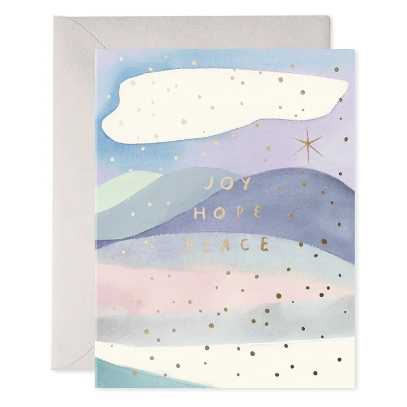 Card Joy Hope Peace