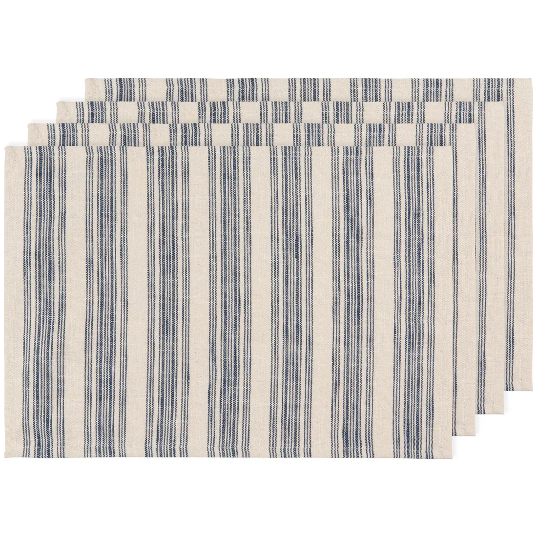 Set Of 4 Placemats In Vintage French Delphine