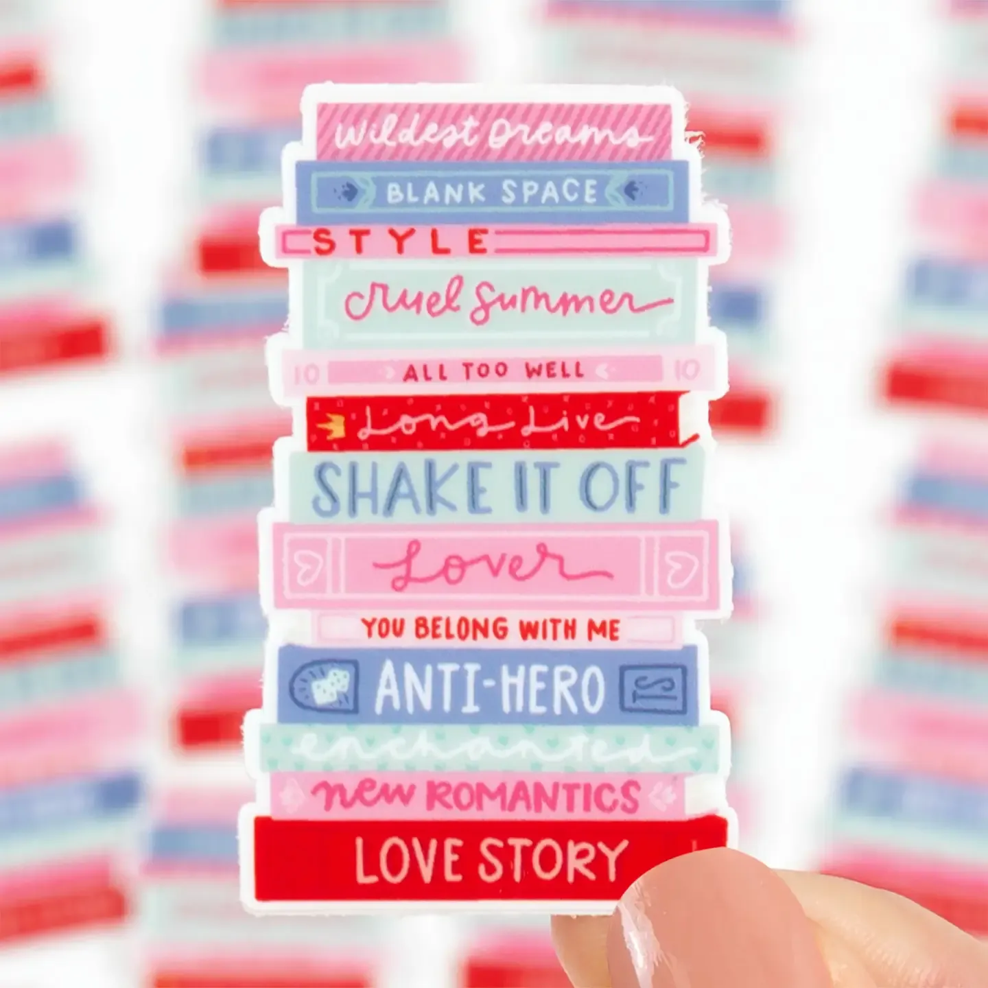 Sticker Eras Book Tour