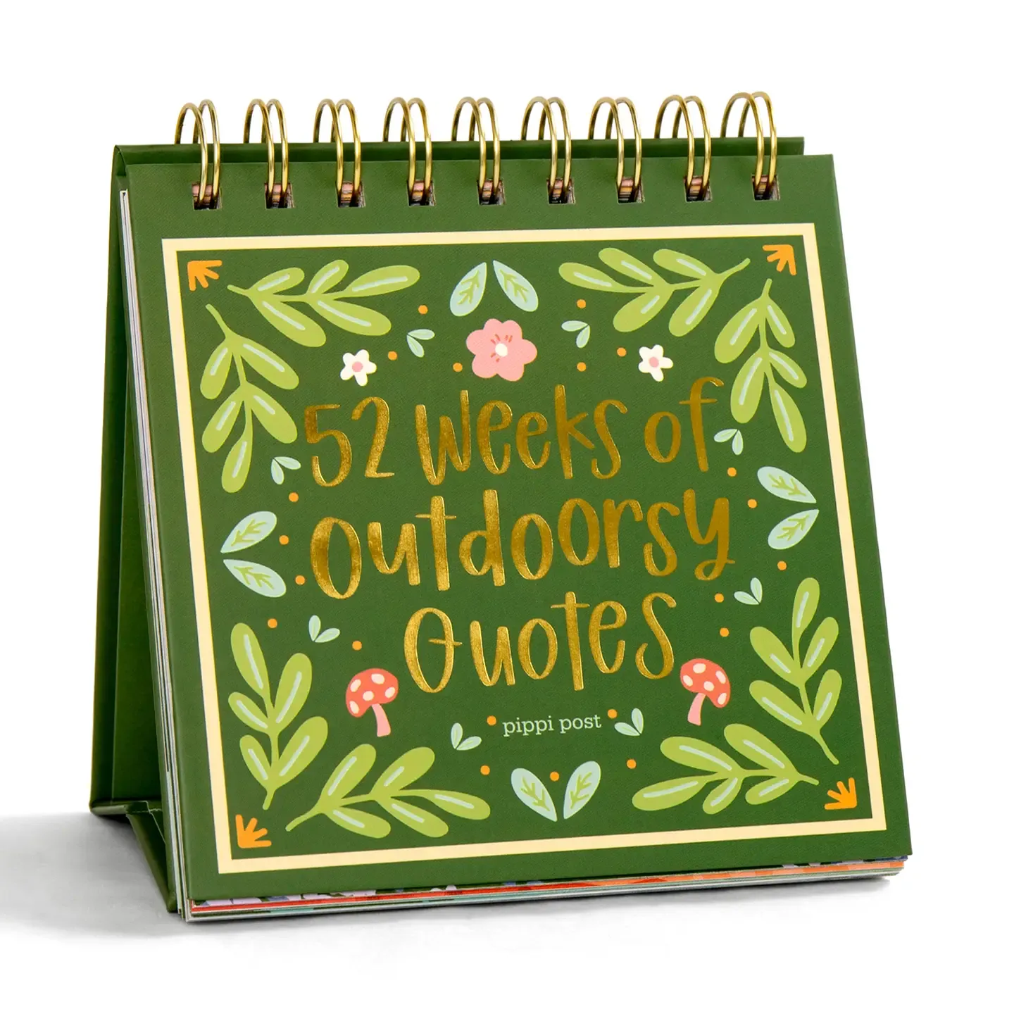 Desk Flip Calender 52 Weeks Of Outdoorsy Quotes