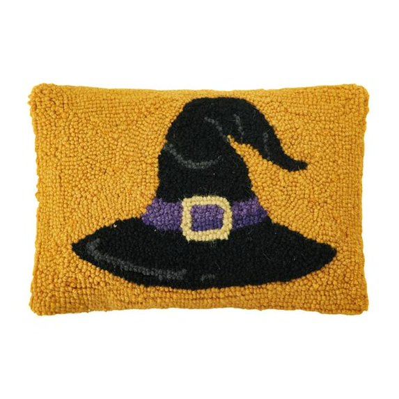 Hook Pillow Witch Hat 8&quot; x 12&quot;