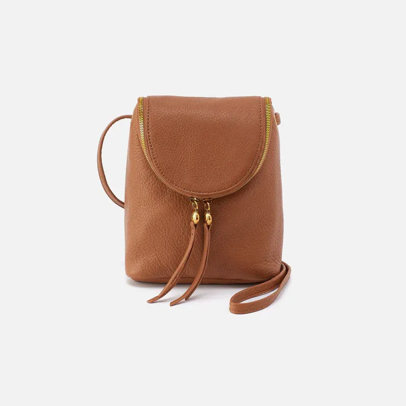 HOBO Fern Crossbody In Warm Honey
