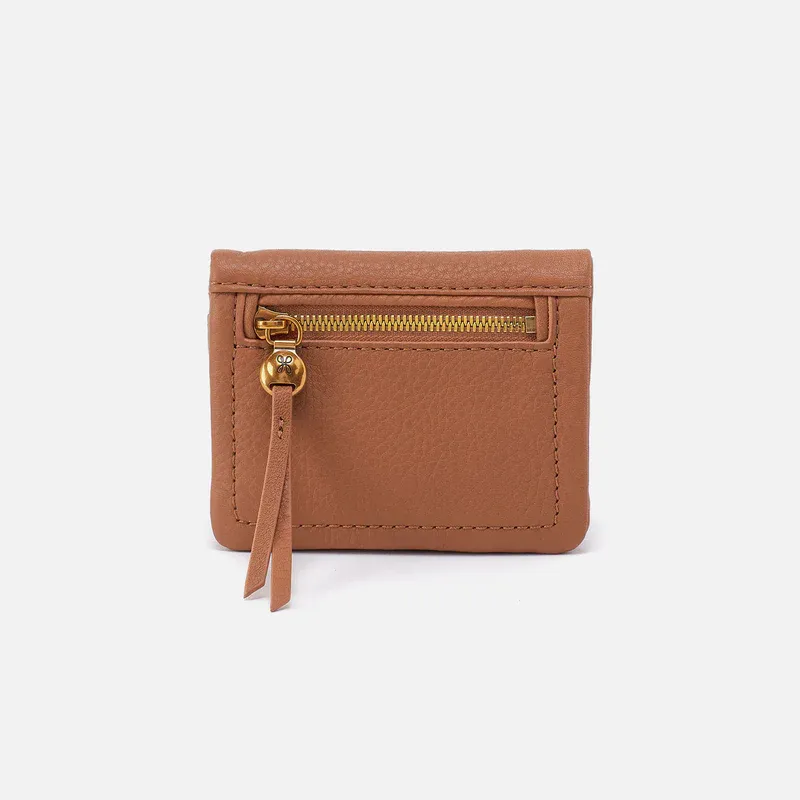 HOBO Lumen Mini Wallet In Warm Honey