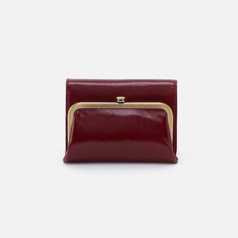 HOBO Robin Compact Wallet In Saddleberry