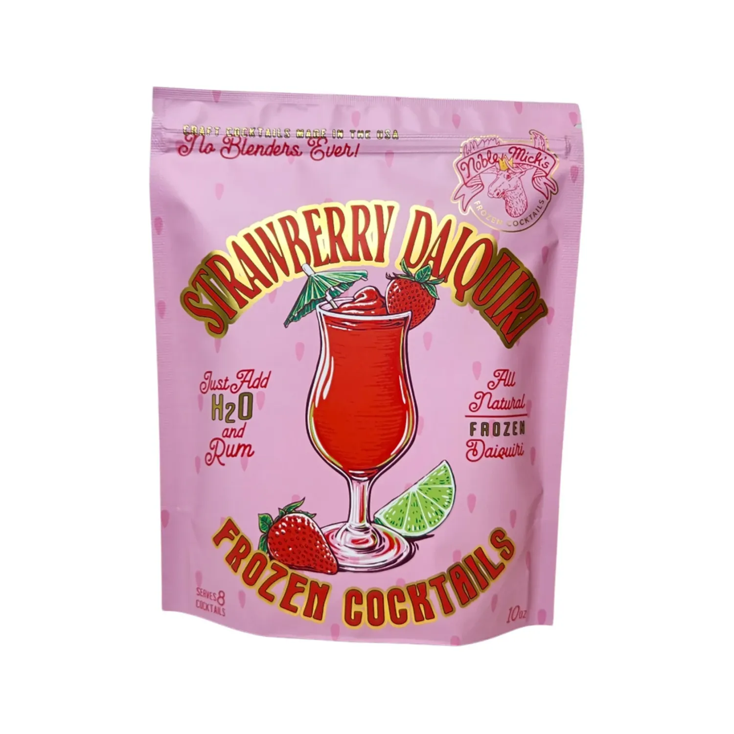 Noble Micks Strawberry Daquiri Frozen Cocktails 10oz Bag