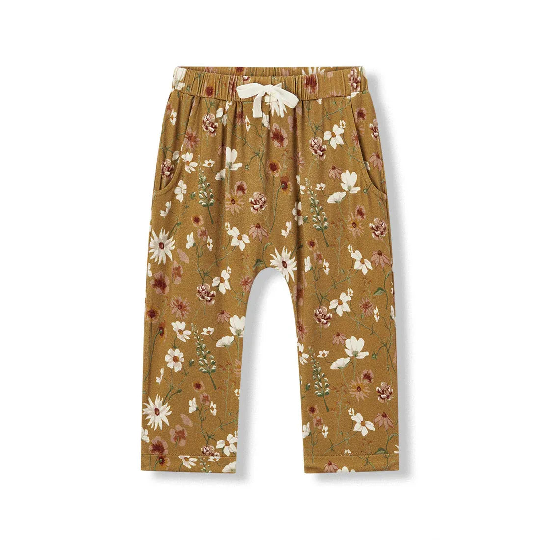 Bamboo Luxe Stretch Jogger Pants Wildflower 12-18 Month