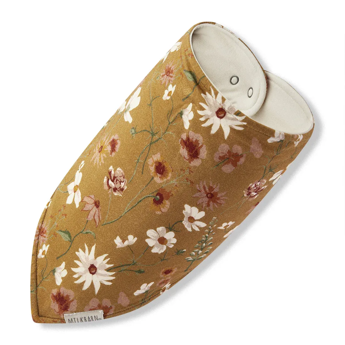 Bamboo Luxe Stretch Kerchief Bib Wildflower