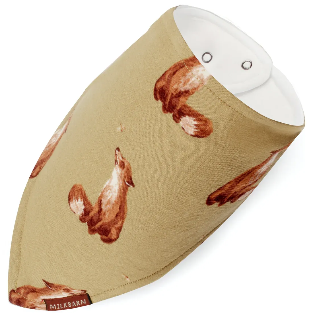 Organic Kerchief Bib Gold Fox