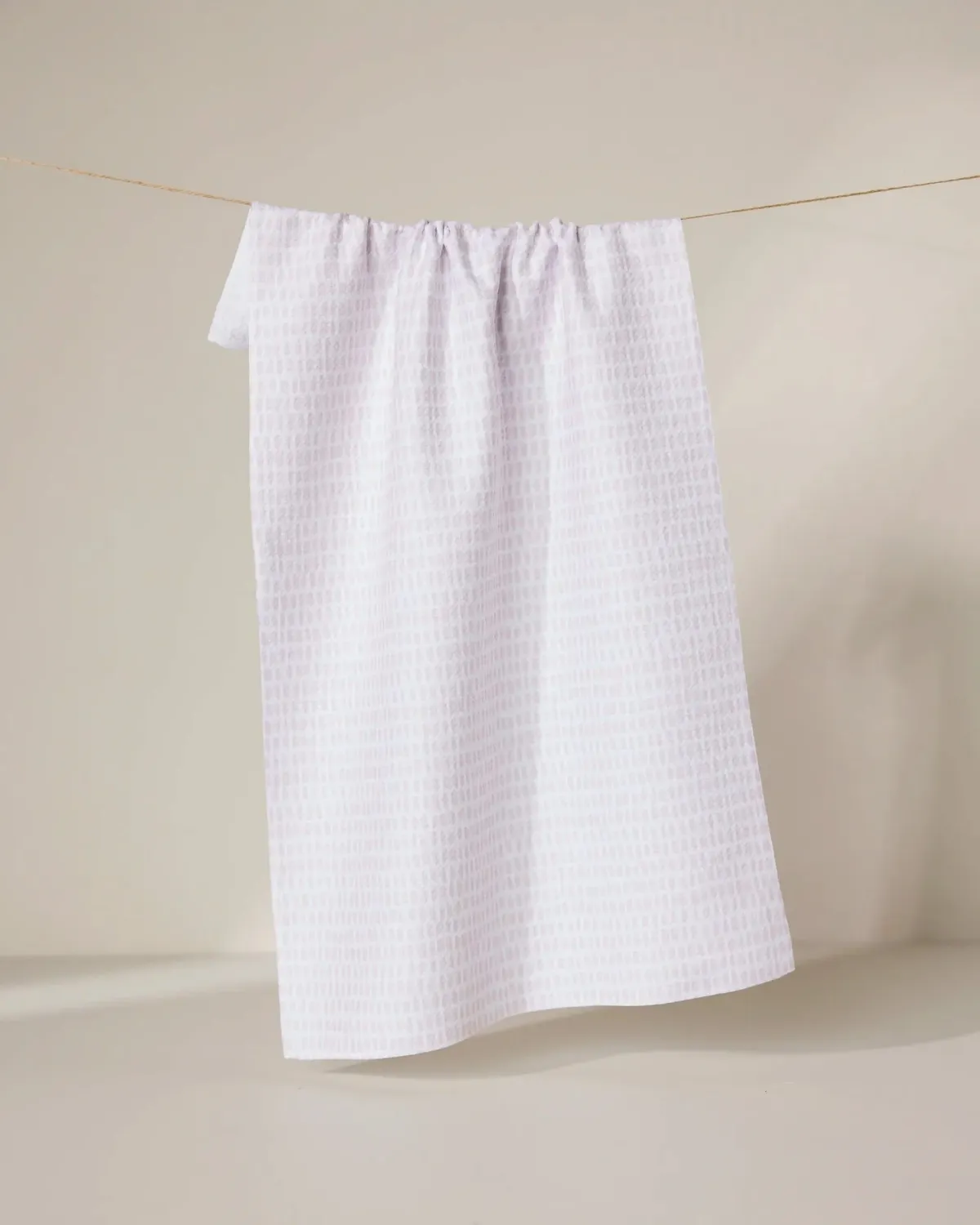 Geometry Tea Towel Dot Dot Dot Blushed Bergamot