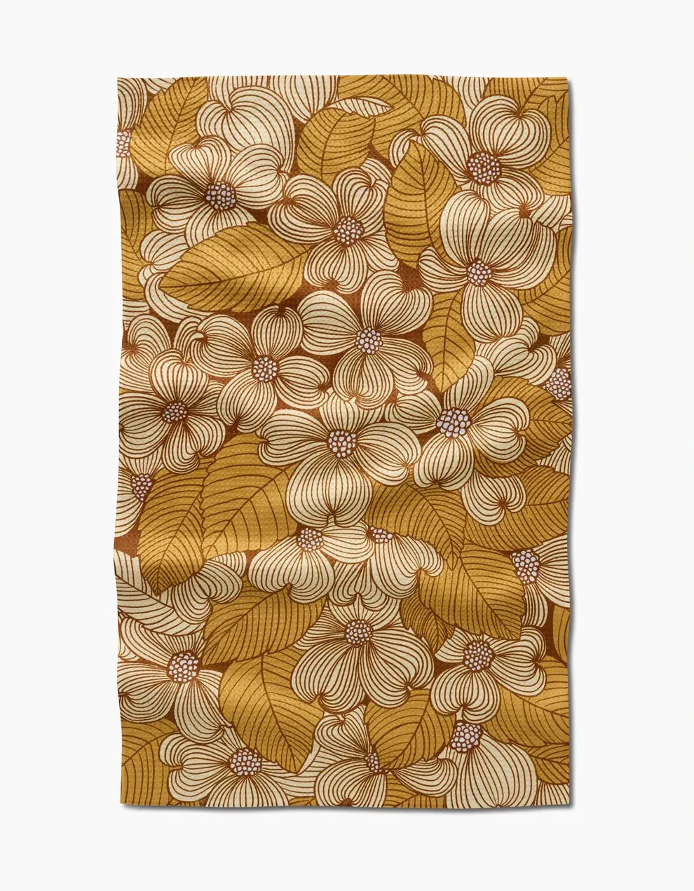 Geometry Tea Towel Dogwood