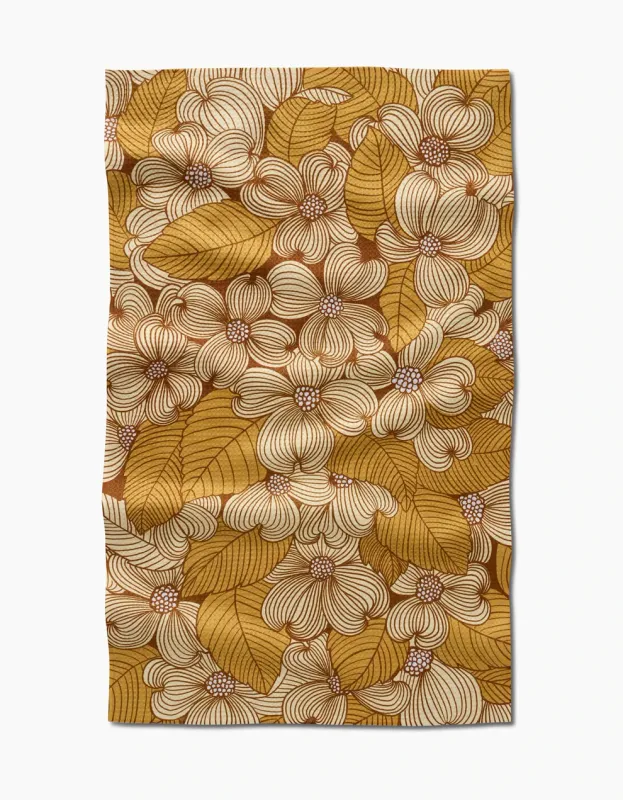 Geometry Tea Towel Dogwood