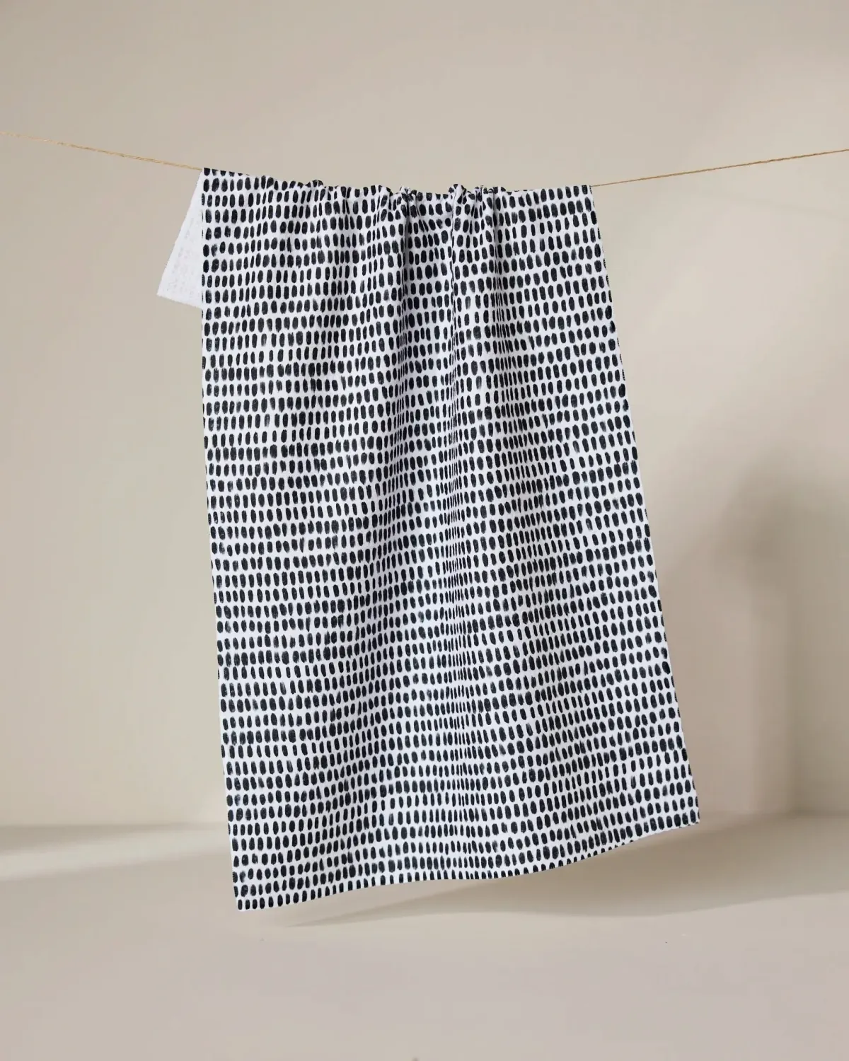 Geometry Tea Towel Dot Dot Dot Fresh Linen