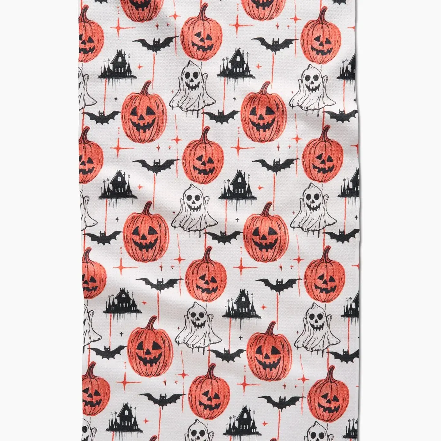 Geometry Tea Towel Halloween Is Here