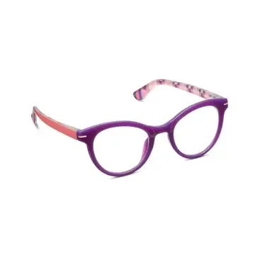 Peepers Daphne Purple Coral Check +2.75
