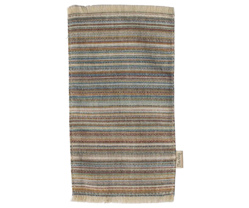 Maileg Miniature Striped Rug Blue