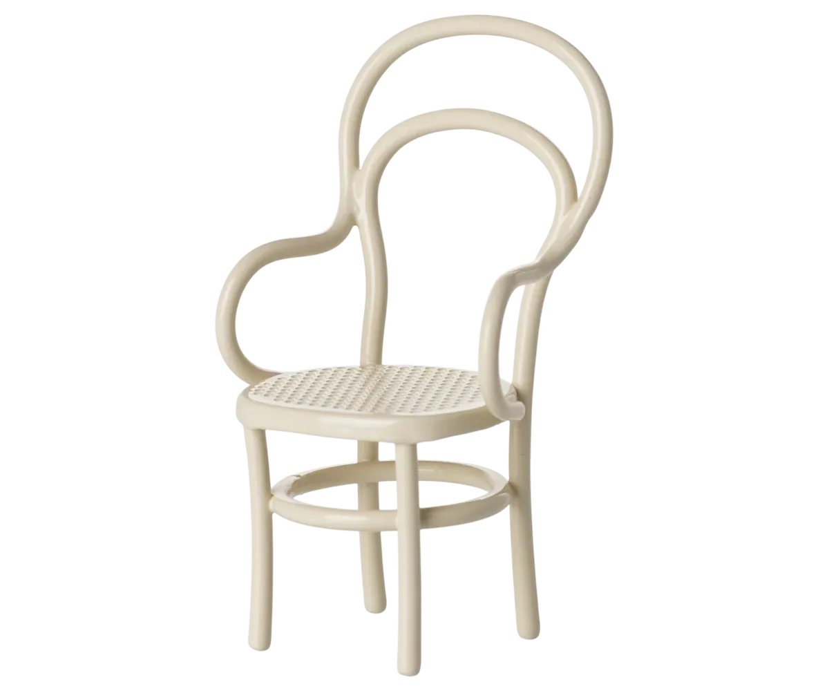 Maileg Mouse Vintage Chair Off White