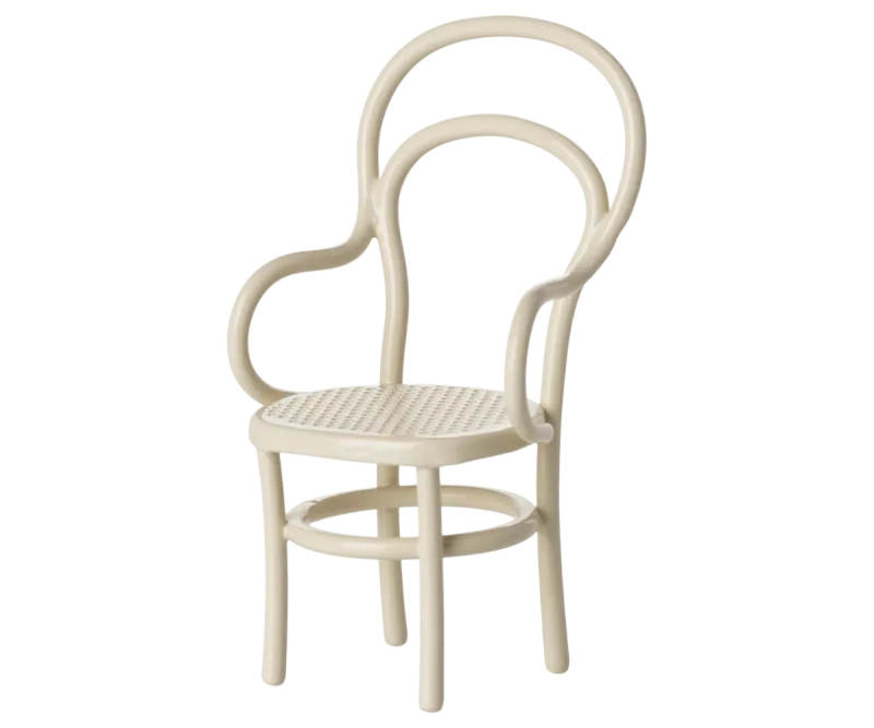 Maileg Mouse Vintage Chair Off White