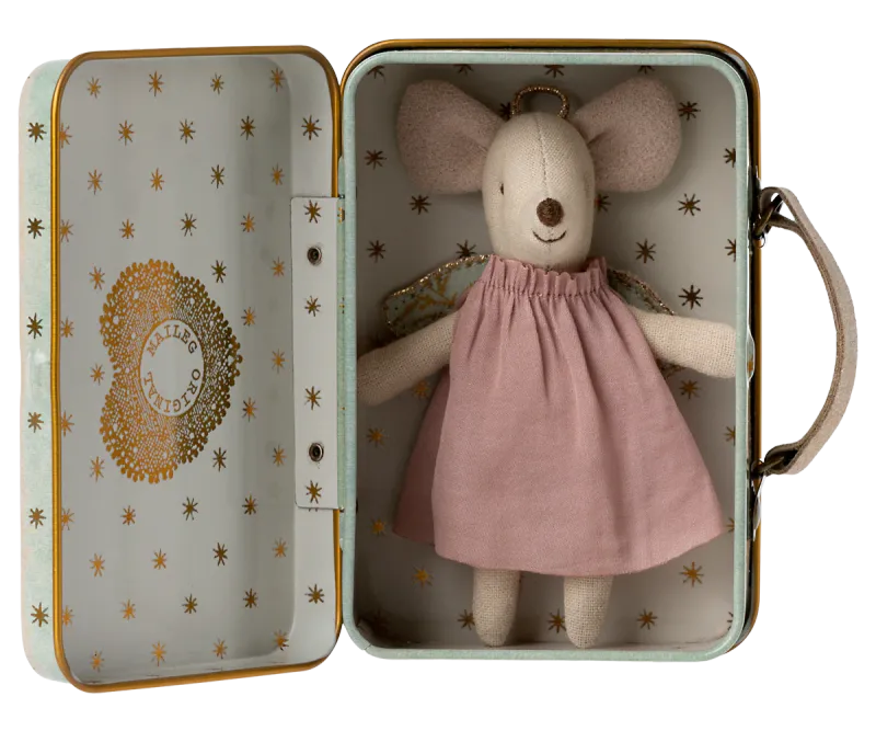 Maileg Mouse Angel In Suitcase Little Sister