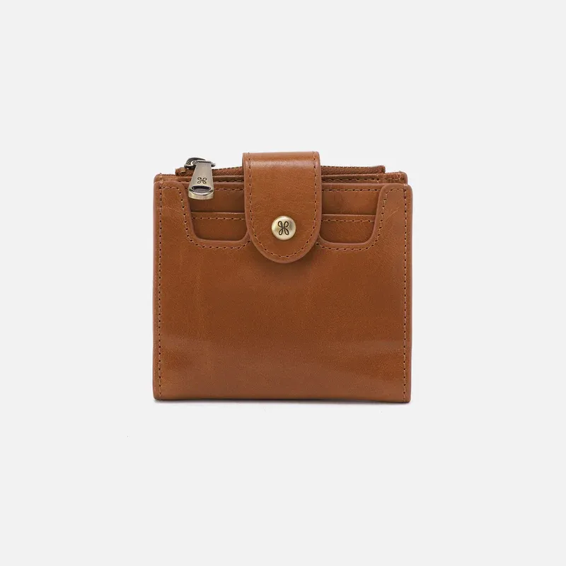 HOBO Dunn Mini Wallet In Truffle