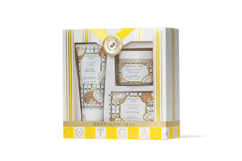 Beekman Hand And Body 3 Piece Set In Coconut Cream