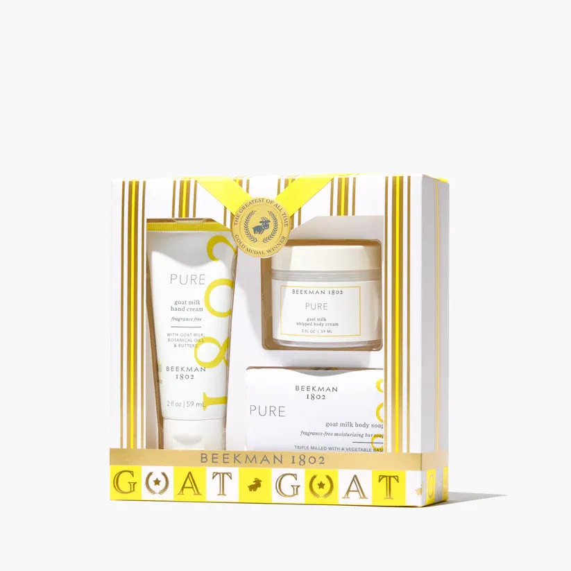 Beekman Hand And Body 3 Piece Set In Pure Goat Milk