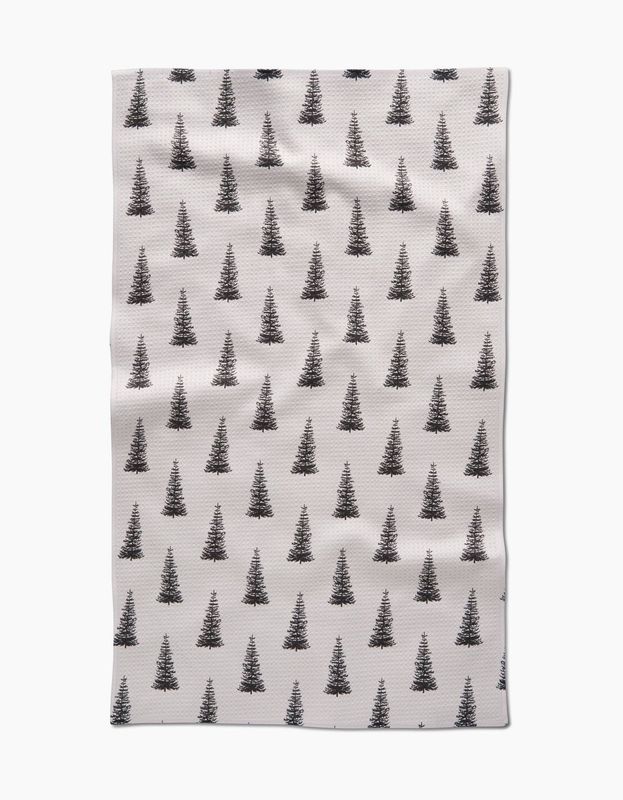 Geometry Tea Towel Alpine Forest