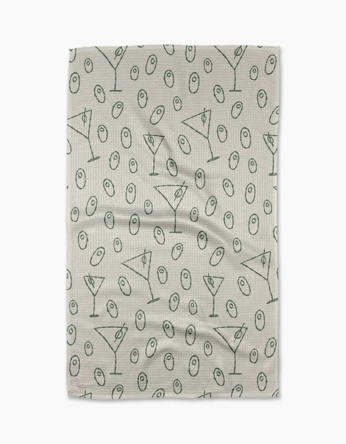 Geometry Tea Towel Dirty Martini