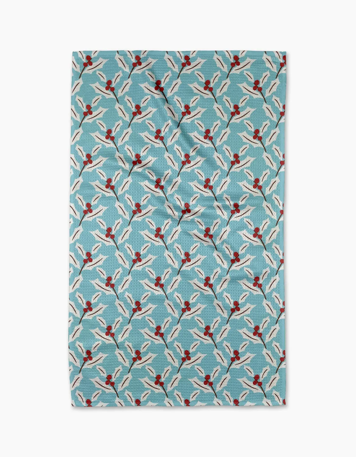 Geometry Tea Towel Winter Holly