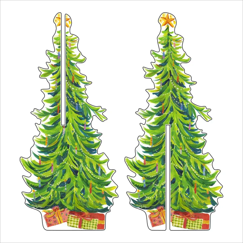 Acrylic 2 Piece Brewer Spruce Tree