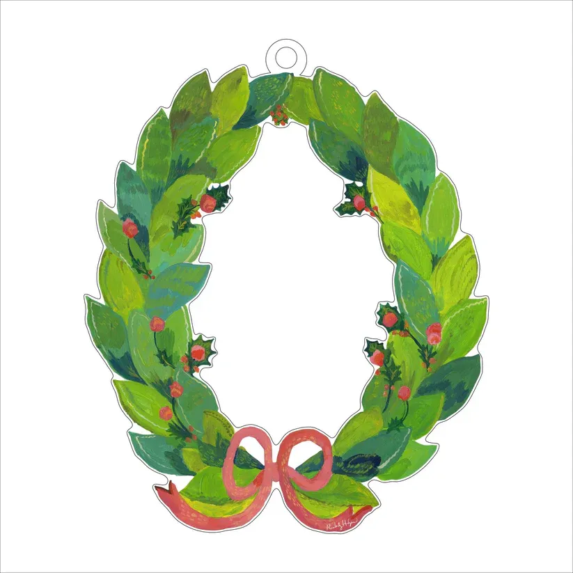 Acrylic Holly Wreath XL 25&quot;