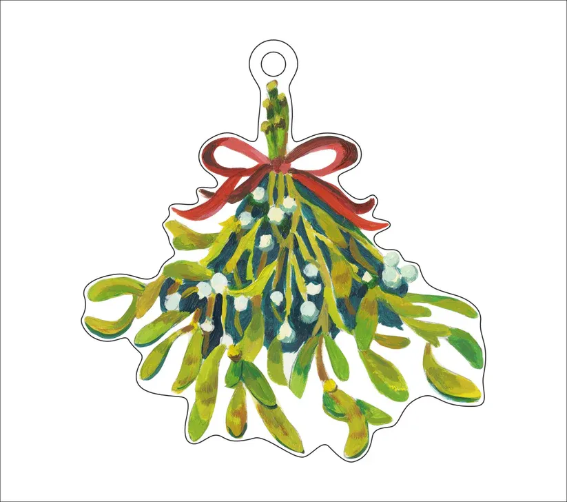 Acrylic Mistletoe Ornament