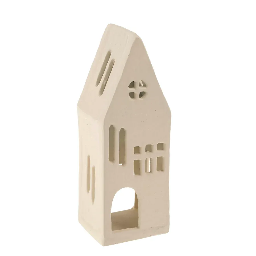 Aspen Tealight House In White Large