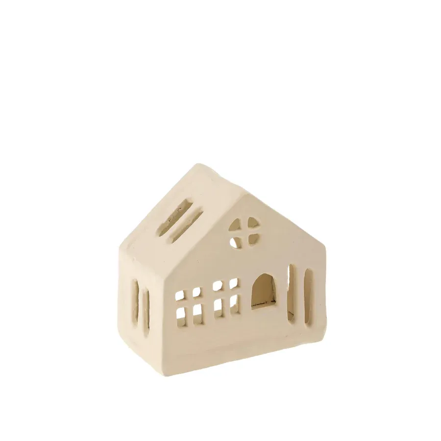 Aspen Tealight House In White Small