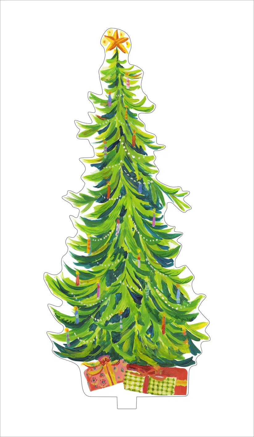 Acrylic Single Brewer Spruce Tree